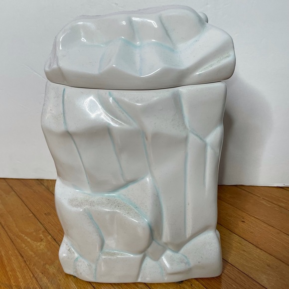 2000 COCA-COLA COKE WORK OF ART POLAR BEAR GIBSON CERAMIC COOKIE JAR - Picture 3 of 11